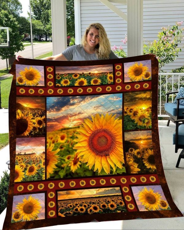 Sunset Sunflowers Quilt