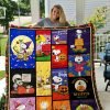 T- Snoopy Halloween Quilt Blanket 01