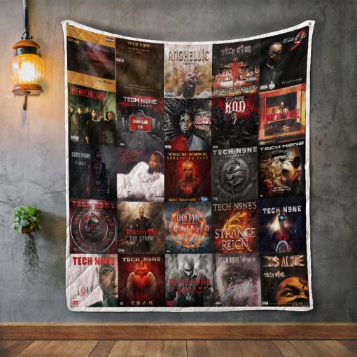 Tech N9ne Album Covers Quilt Blanket