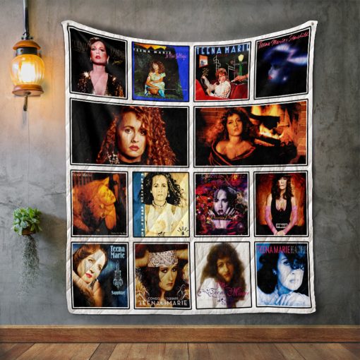 Teena Marie Album Covers Quilt Blanket