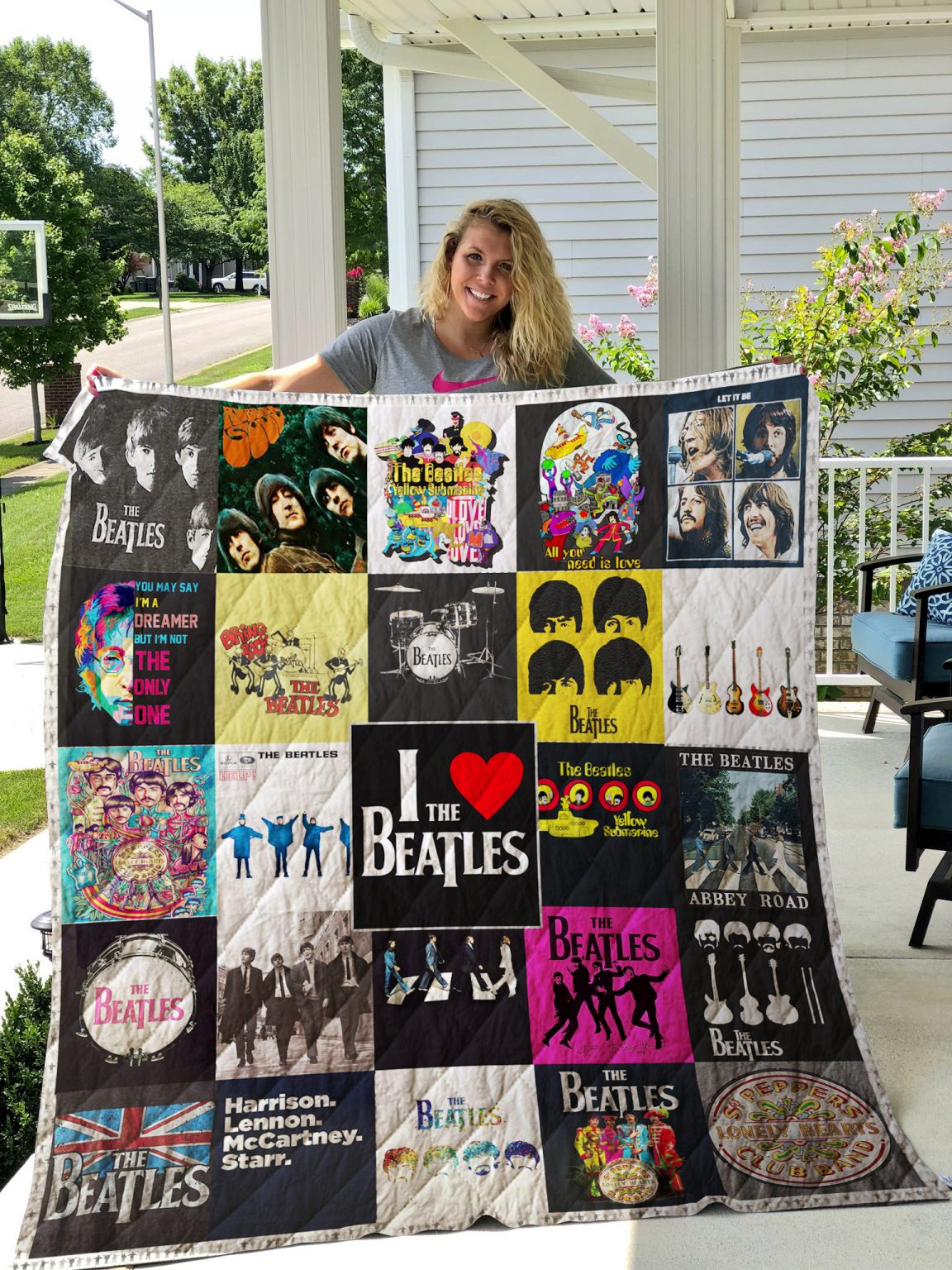 The Beatles Albums Cover Quilt - Pick A Quilt