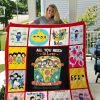 The Beatles Chibi  Quilt Blanket 02