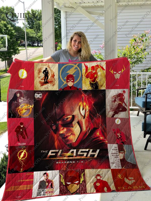 The Flash Quilt Blanket