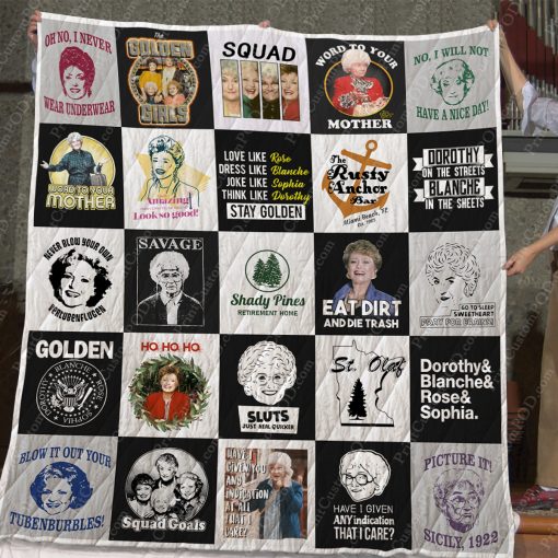 The Golden Girl T-shirt Quilt