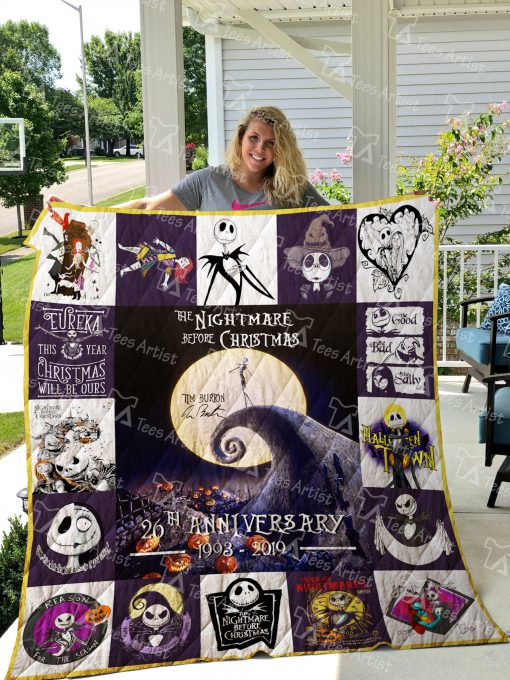 The Nightmare Before Christmas Quilt Blanket 01514