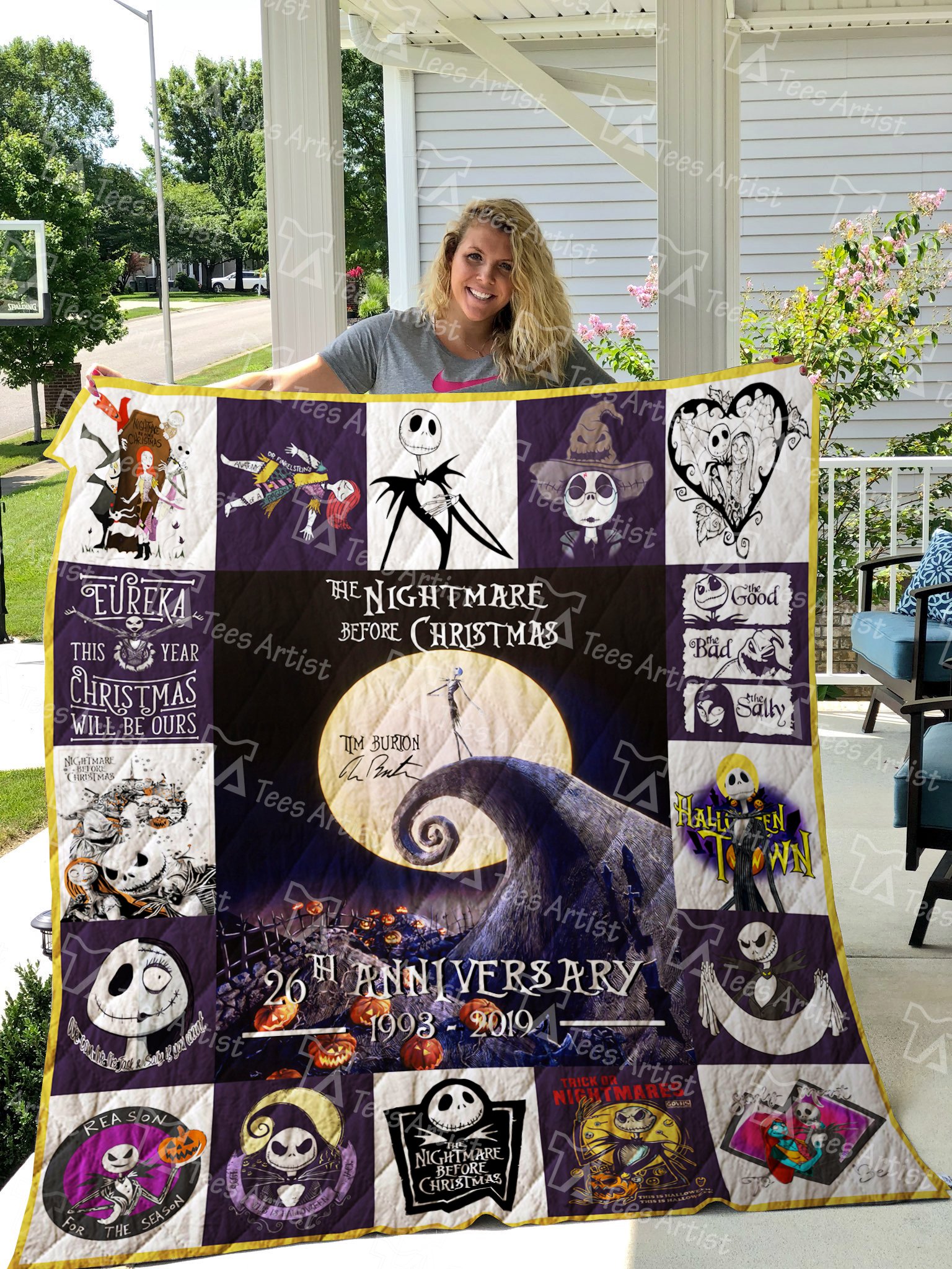 The Nightmare Before Christmas Quilt Blanket 01514 Pick A Quilt