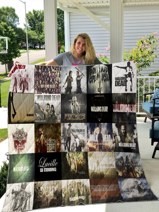 The Walking Dead Quilt Blanket