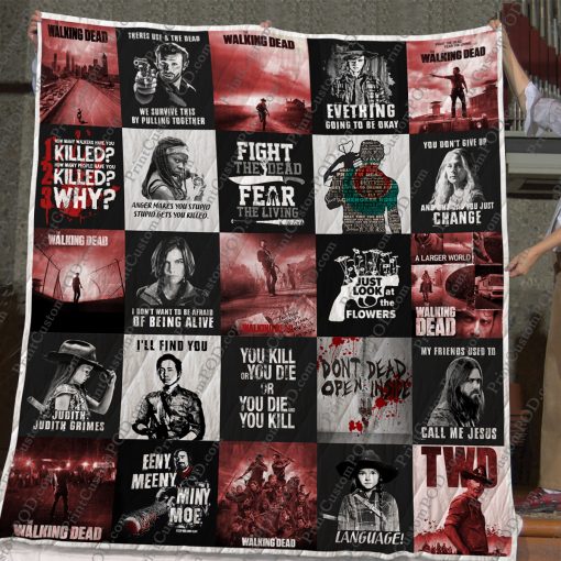 The Walking Dead T-shirt Quilt