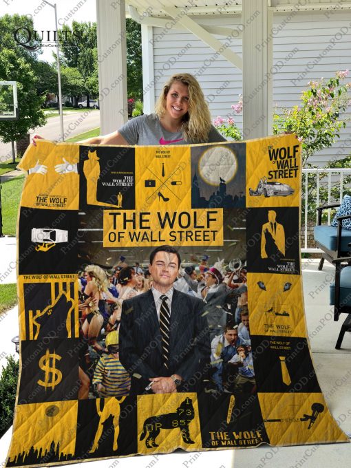 The Wolf Of Wall Street Minimalist Quilt