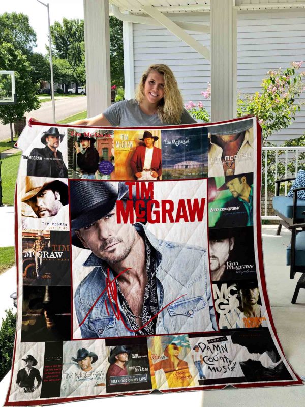 Tim Mcgraw Quilt Blanket I1d3