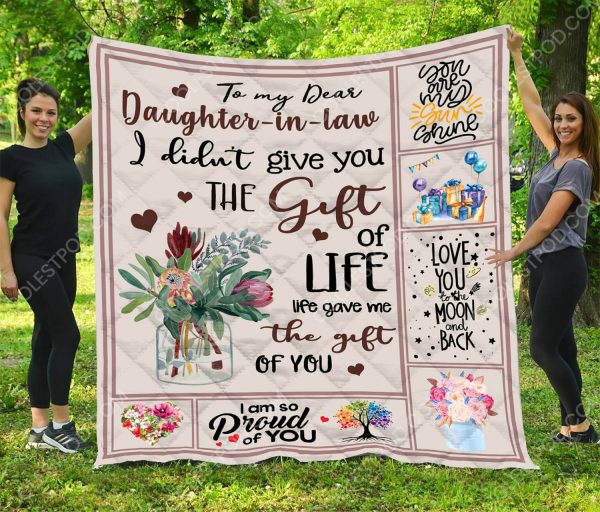 To My Dear Daughter-in-law Quilt