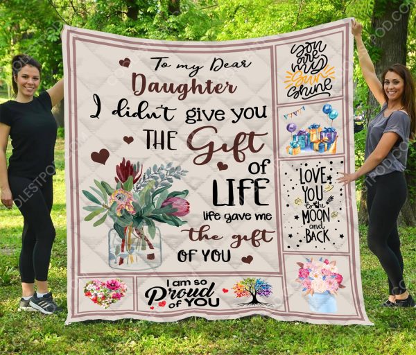 To My Dear Daughter Quilt