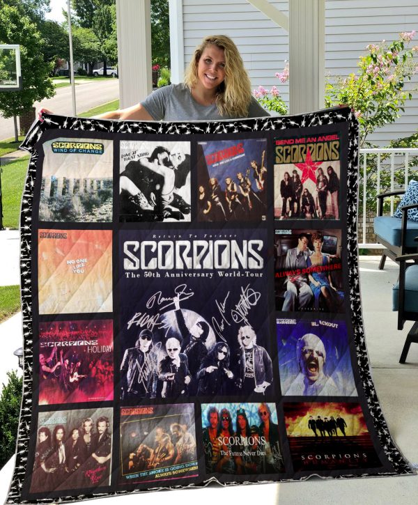 Top 12  Scorpions Songs – Quilt Blanket