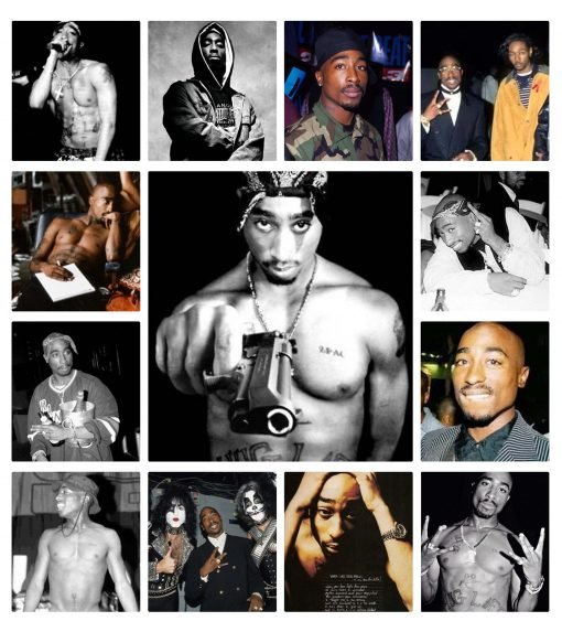 Tupac Shakur Quilt Blanket