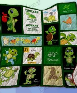 Turtles Make Me Happy Quilt Ss048