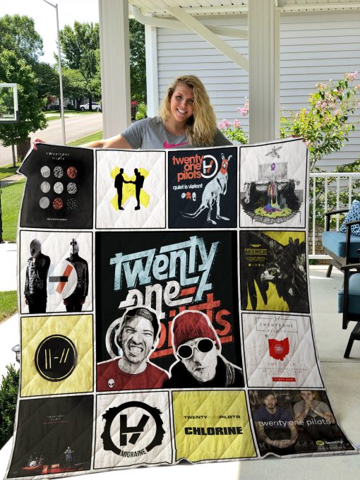 Twenty One Pilots 3 Quilt Blanket