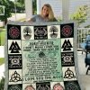 Viking – To My Girlfriend – Love Boyfriend Quilt