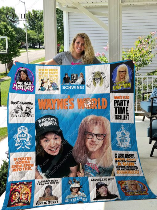 Wayne’s World Quilt Blanket