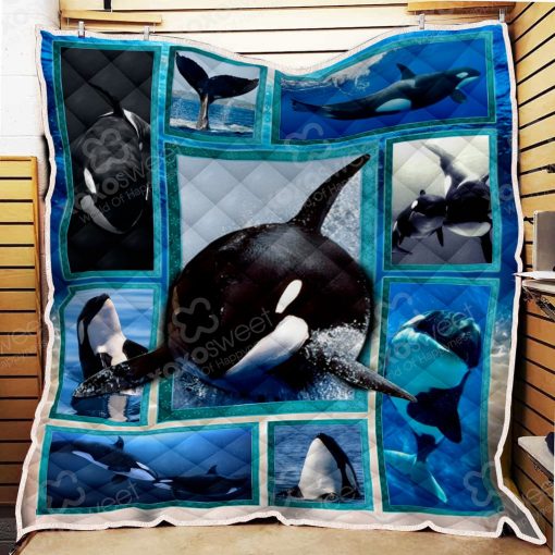 Whale Orca Quilt Blanket