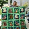 Wildlife Animals Quilt Blanket 01