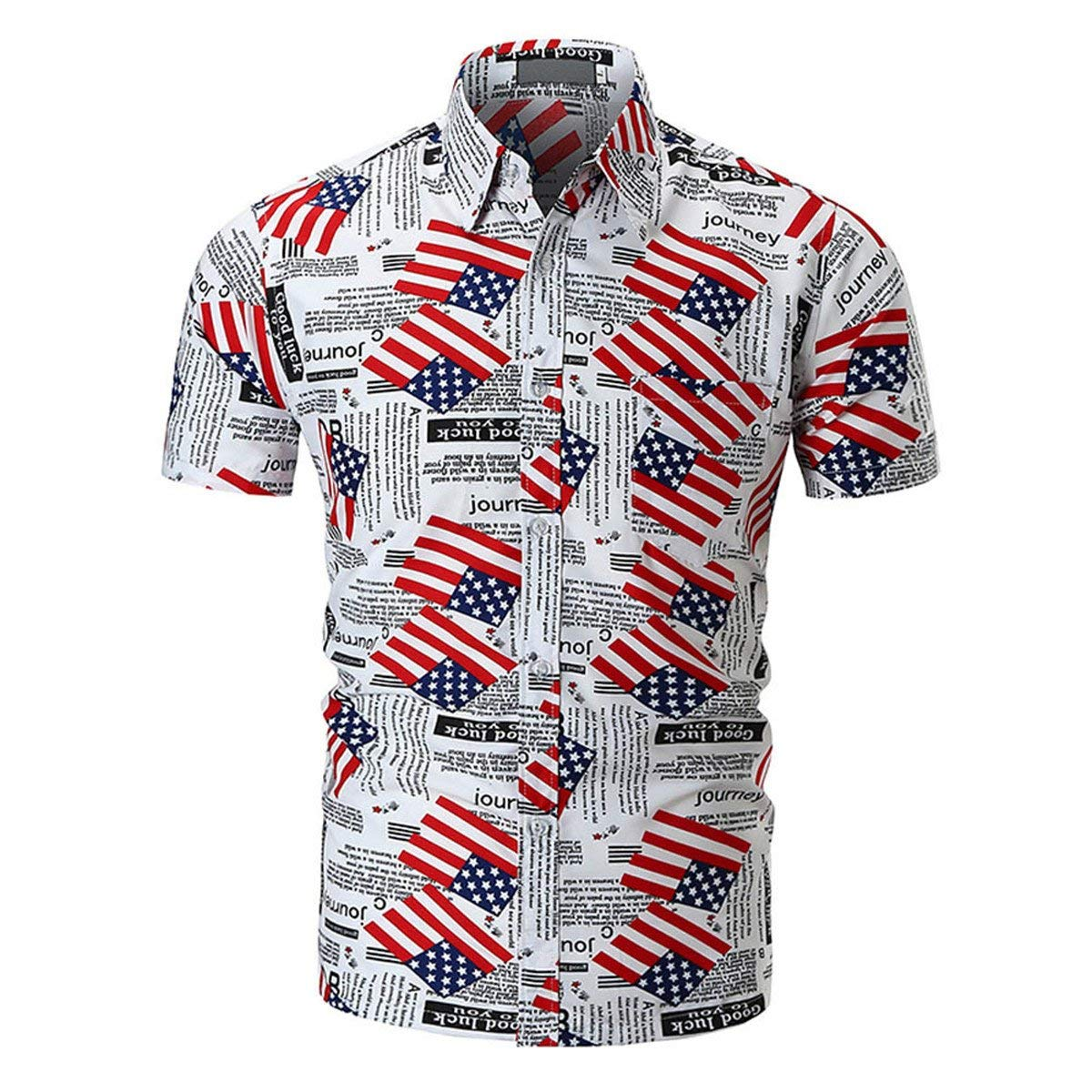 American Flag Hawaiian Shirt - Pick A Quilt