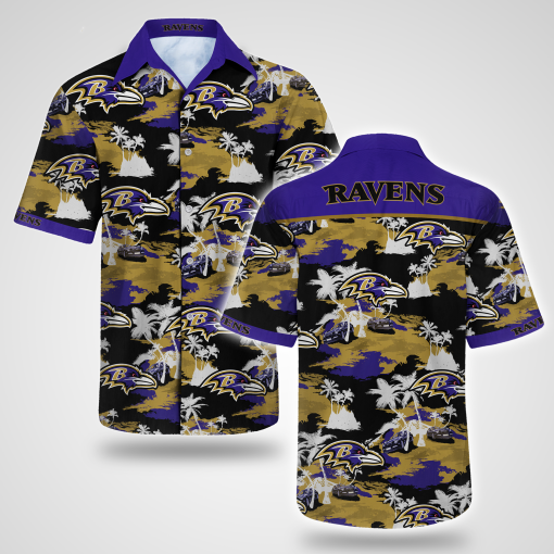 Baltimore Ravens Tommy Bahama Hawaiian Shirt