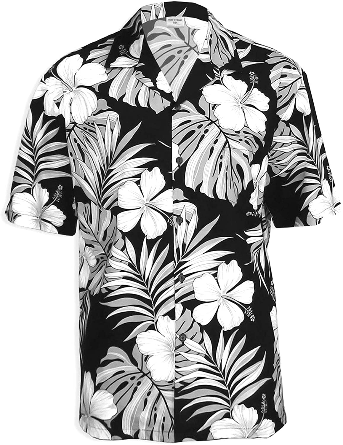 Big Hibiscus White Flower Men Hawaiian Shirt - Pick A Quilt