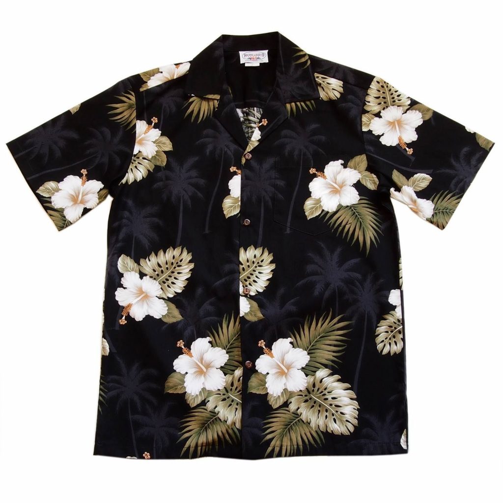 Blackberry Black Hawaiian Aloha Sport Shirt - Pick A Quilt