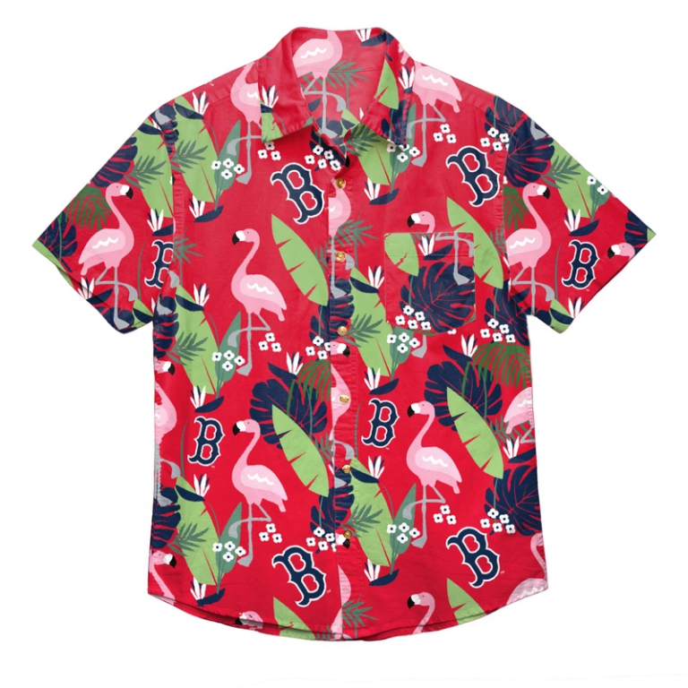 Boston Red Sox Mlb Men's City Style Hawaiian Shirt - Pick A Quilt