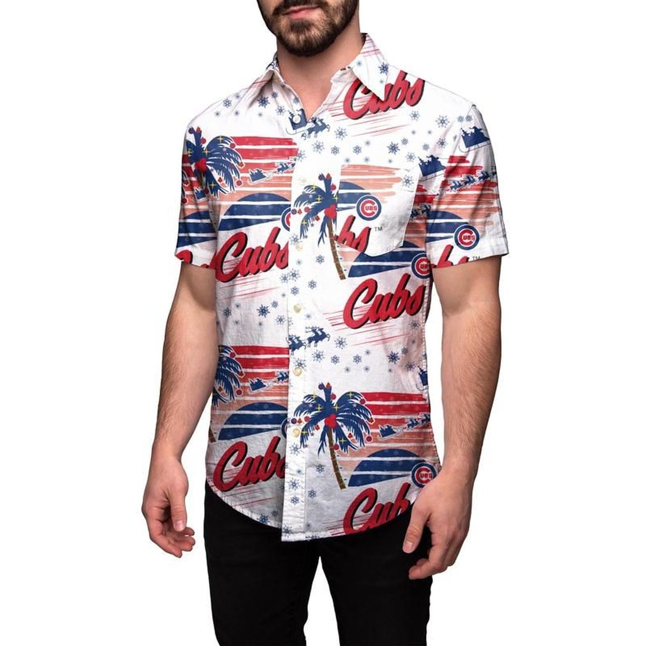 Chicago Cubs Beach Paradise Hawaiian Shirt - Pick A Quilt