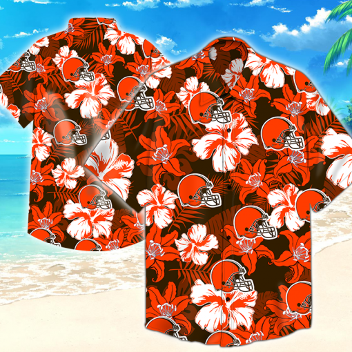 Cleveland Browns Nfl Tommy Bahama Hawaiian Shirt