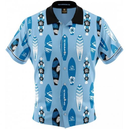 Cronulla Sutherland Sharks Surfing Men's Hawaiian Shirt