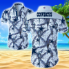 Dallas Cowboys  Nfl Hawaiian Shirt Aloha Shirt Floral Button Up Shirt