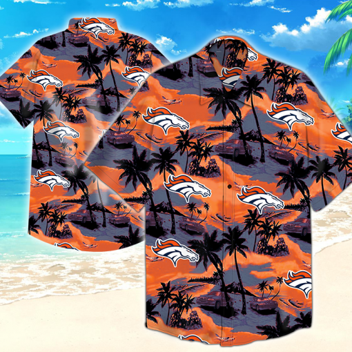 Denver Broncos Nfl Tommy Bahama Hawaiian  Shirt