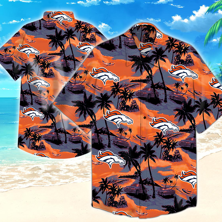 Denver Broncos Nfl Tommy Bahama Hawaiian Shirt - Pick A Quilt