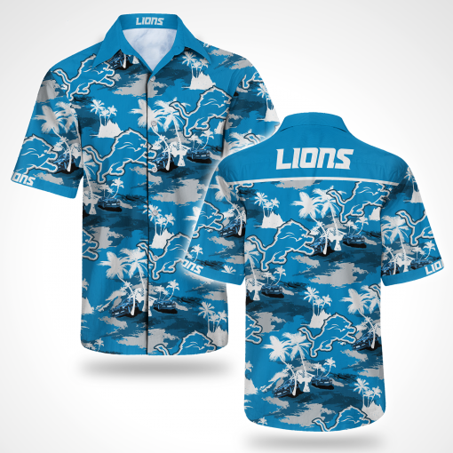 Detroit Lions Tommy Bahama Hawaiian Shirt