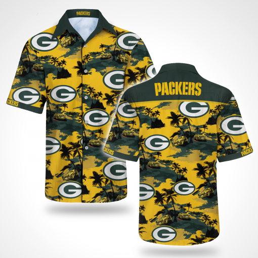 Green Bay Packers Tommy Bahama Hawaiian Shirt