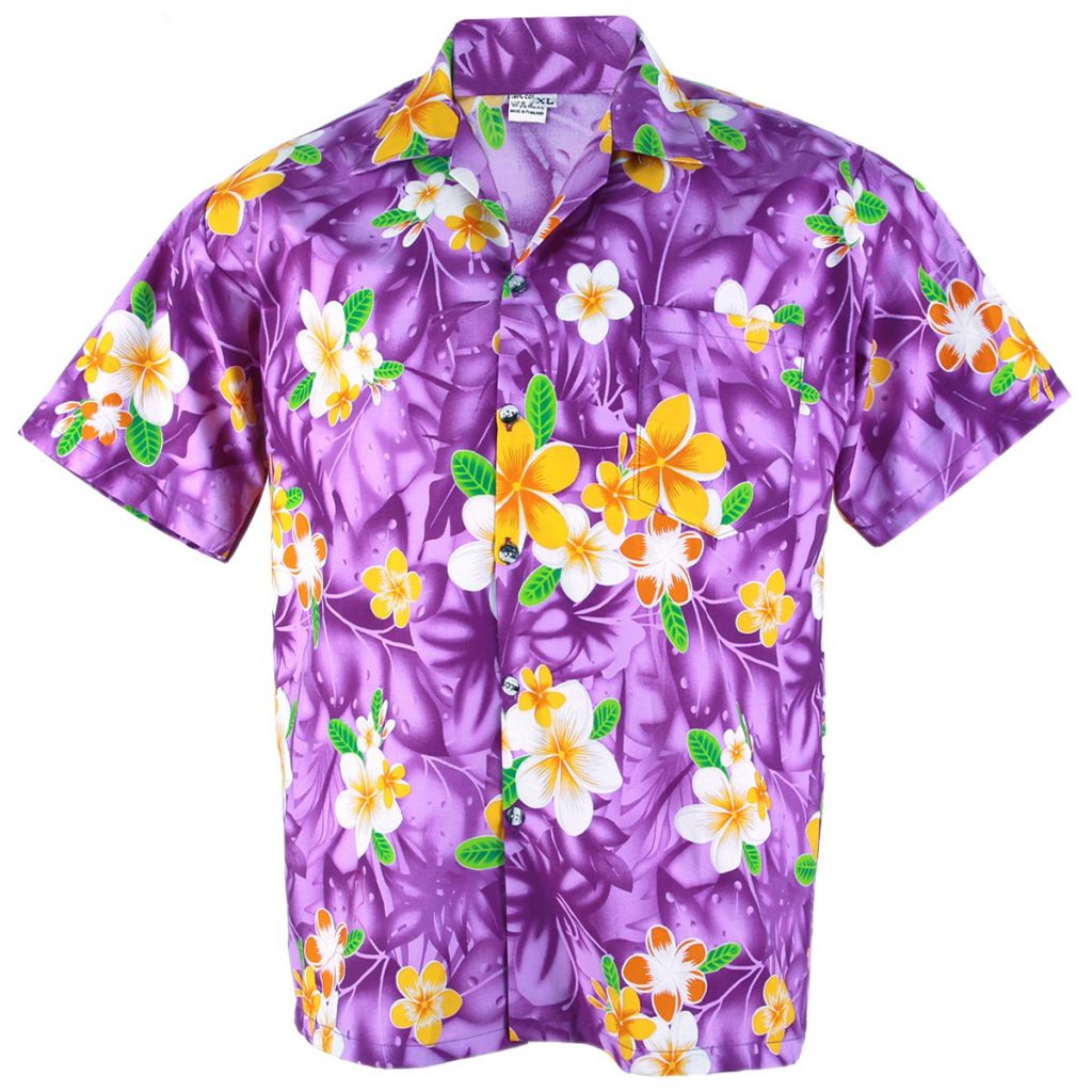 Kahala Hibiscus Purple Hawaiian Shirt - Pick A Quilt