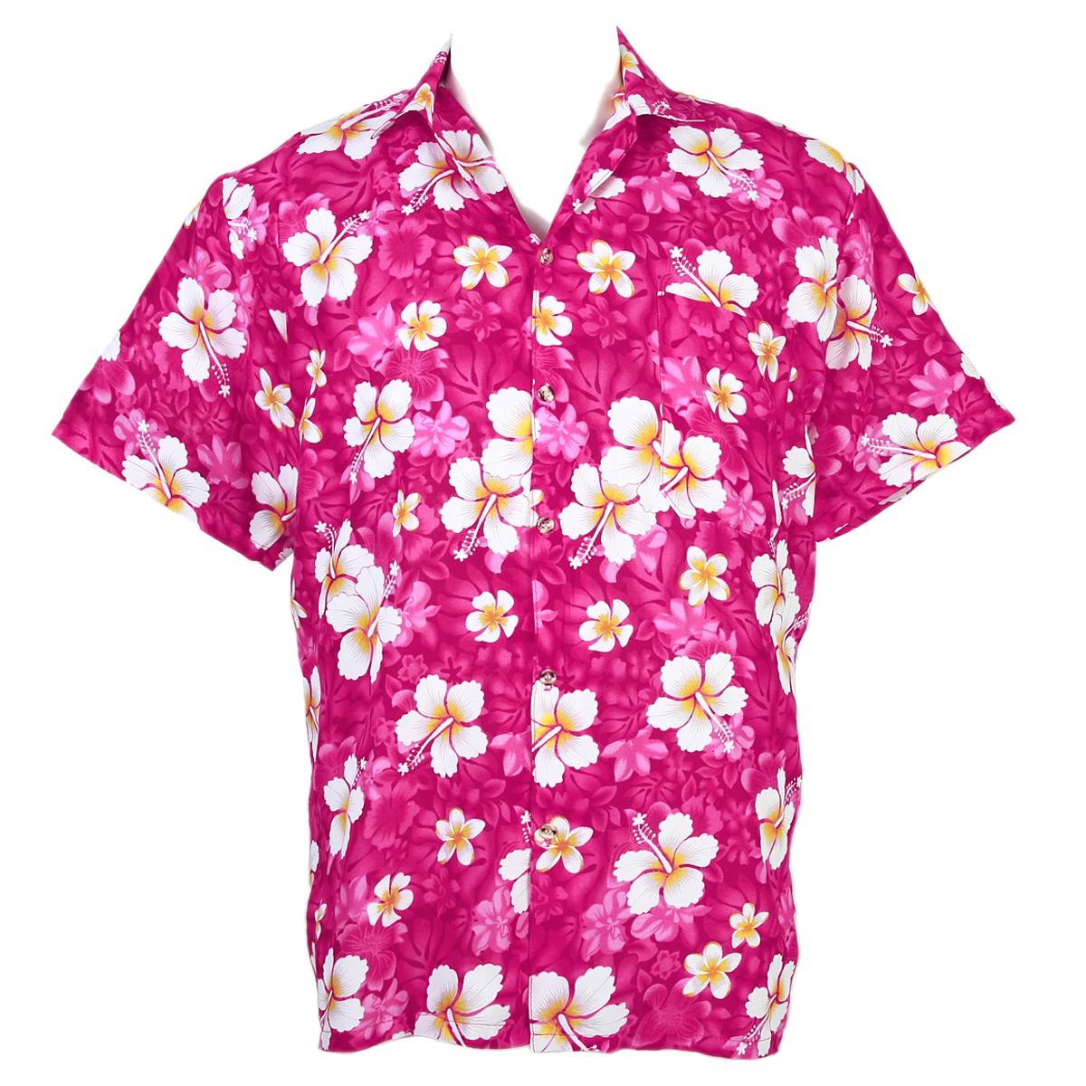 Hawaiian Shirt Aloha Hibiscus Chaba Flower Background Pink Ha272p ...