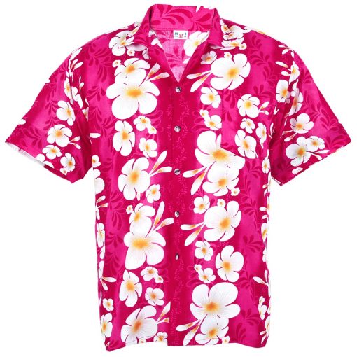Hibiscus Pink Hawaiian Shirt Australia Cotton