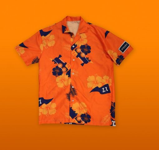 Houston Astros Orange Hawaiiain Shirt