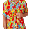 Men's Parrot Red Hawaiian Shirt