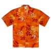 Moonligh Tropical Orange Hawaiian Shirt