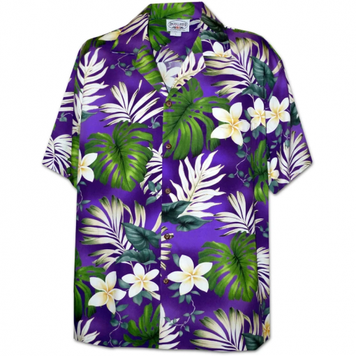 Mr Monstera Purple Hawaiian Shirt