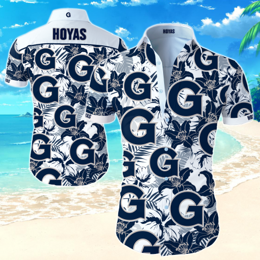 Ncaa Georgetown Hoyas Hawaiian Shirt