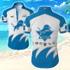 Nfl Detroit Lions Hawaiian Shirt Tropical Shirt  Mens Floral Button Up Shirt