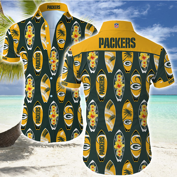 Nfl Green Bay Packers Funny Hawaiian Shirts For Men - Pick A Quilt