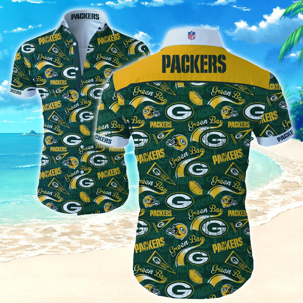Nfl Green Bay Packers Nfl Hawaiian Shirt - Pick A Quilt
