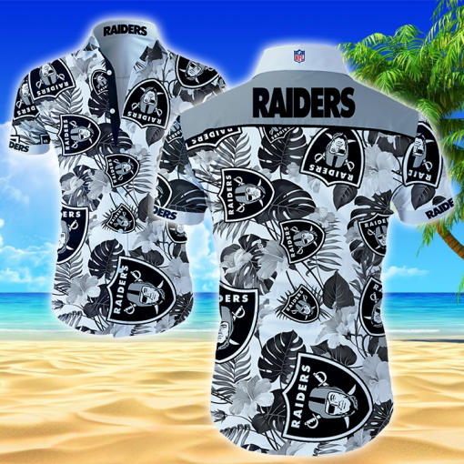 Nfl Las Vegas Raiders 7 Hawaiian Shirts For Men