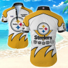 Nfl Pittsburgh Steelers Hawaiian Shirt Tropical Shirt Mens Floral Button Up Shirt